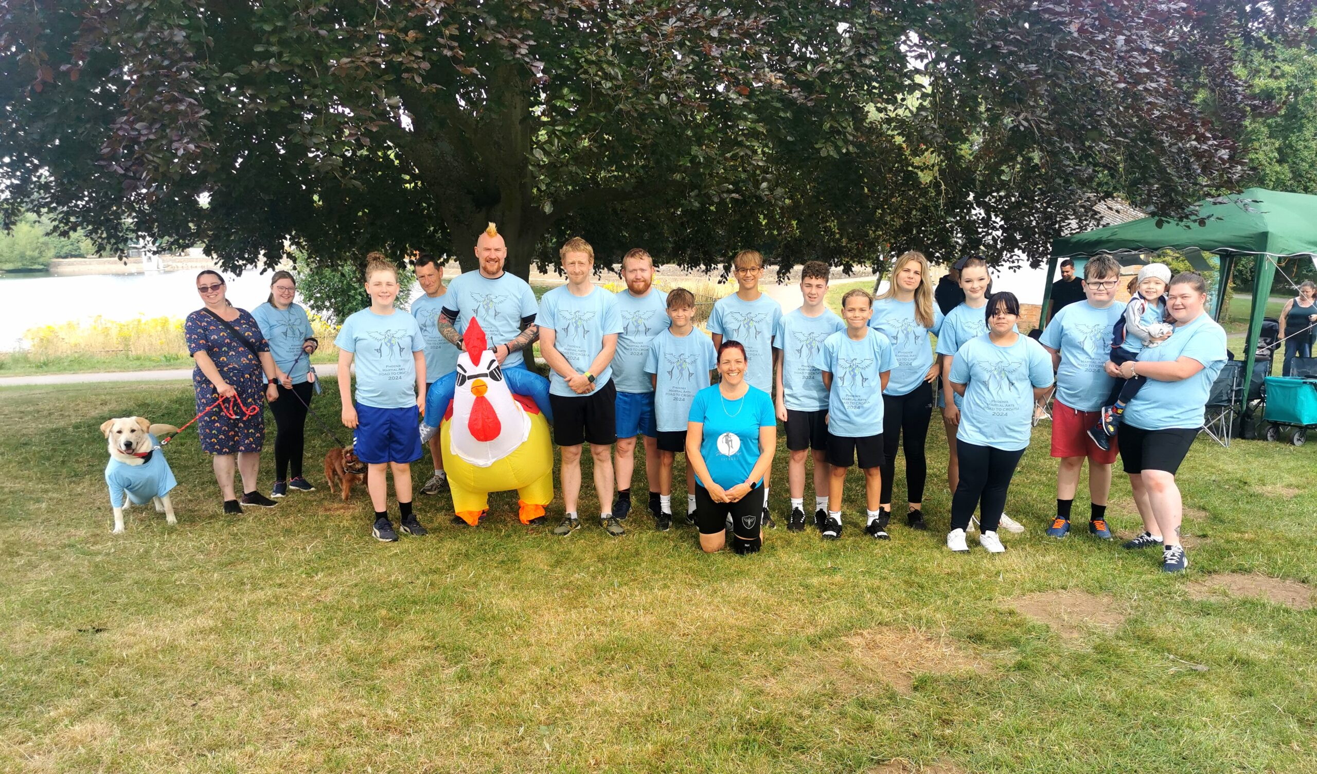 Phoenix Members at Coate Water for Fundraising Run